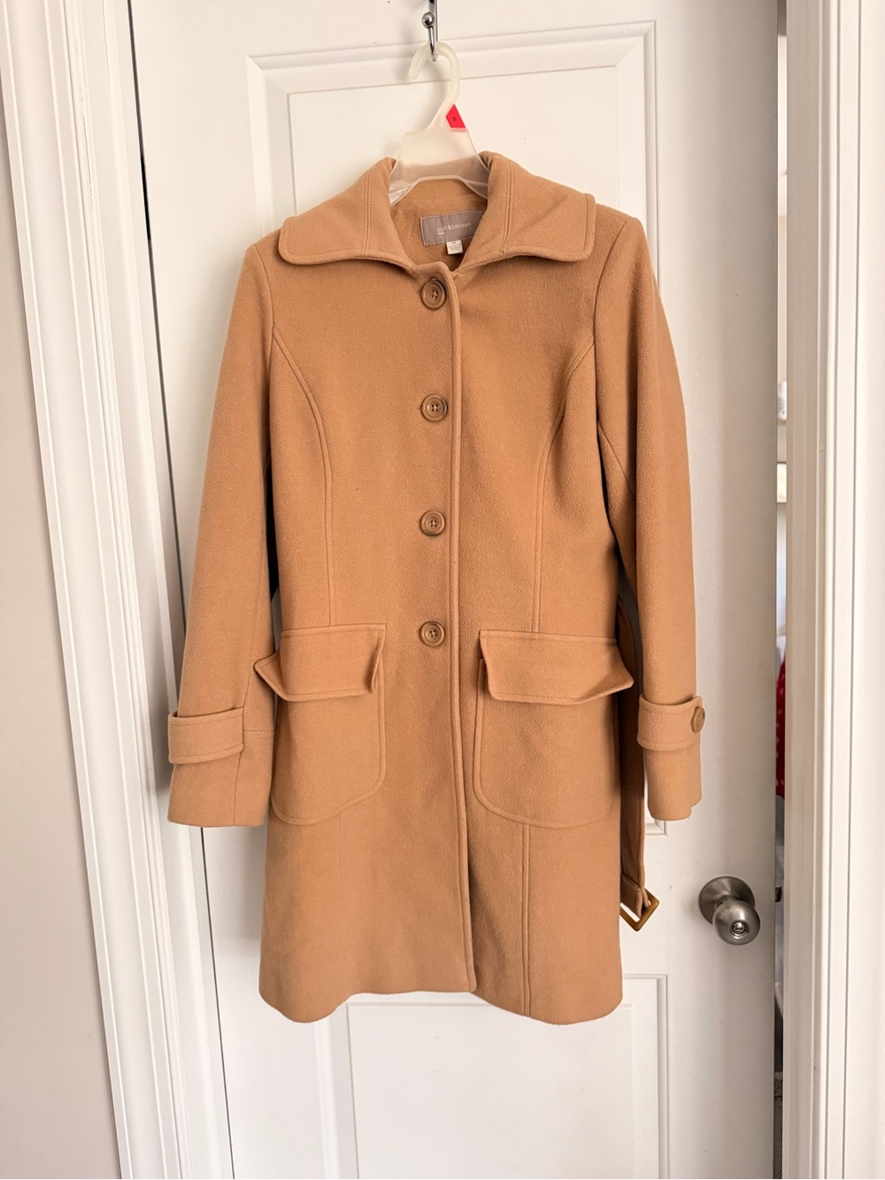 Croft & Barrow Camel Wool Blend Coat | medium - Picture 7 of 7